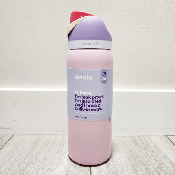 Owala FreeSip 32oz Stainless Steel Water Bottle Blossom Bunny